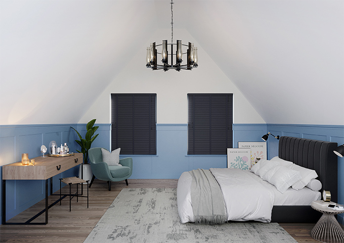 Origin Deluxe, Charcoal Grey - Motorised Venetian Blind - Image 7